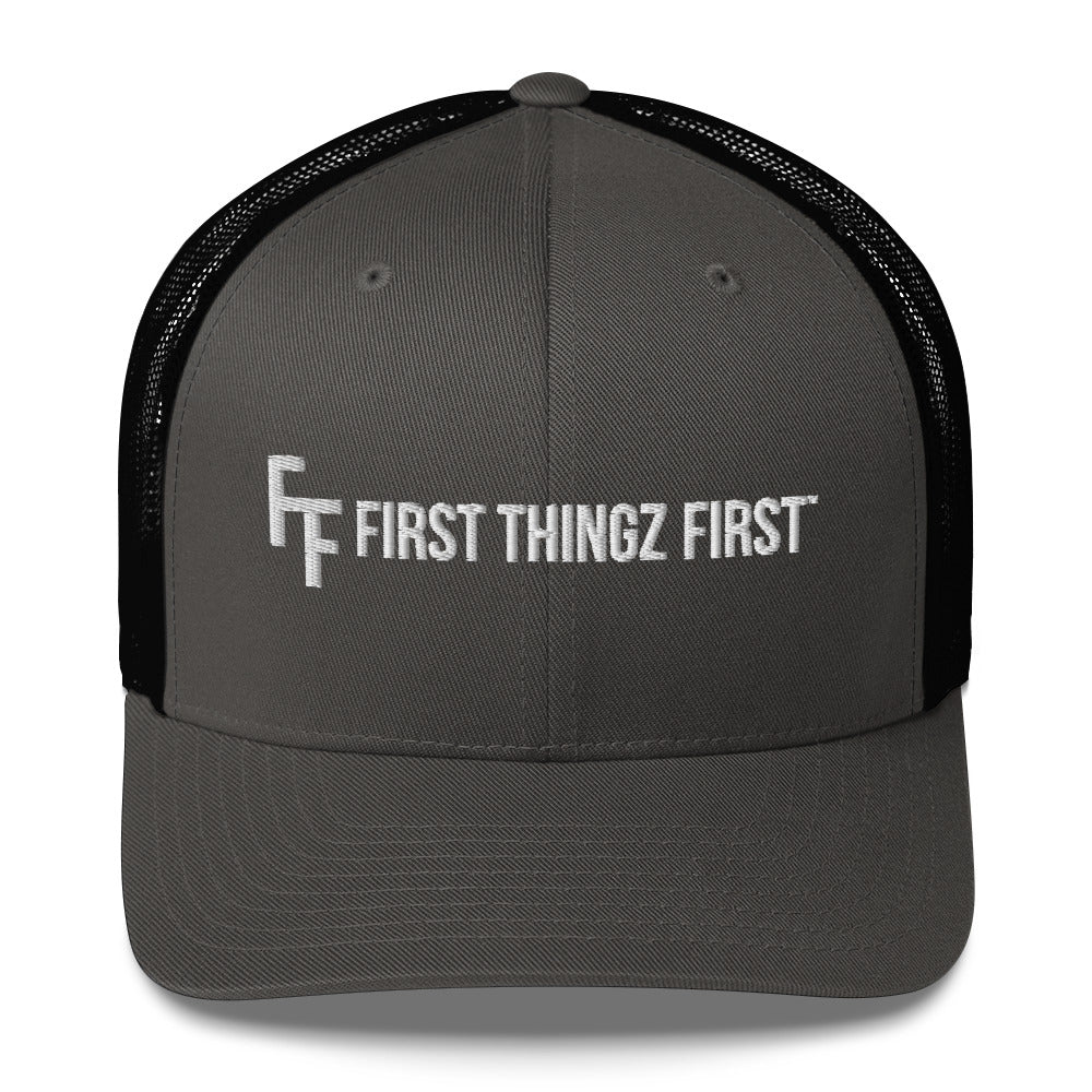 First Thingz First Trucker Hat by Katie Van Slyke™ - Image 3