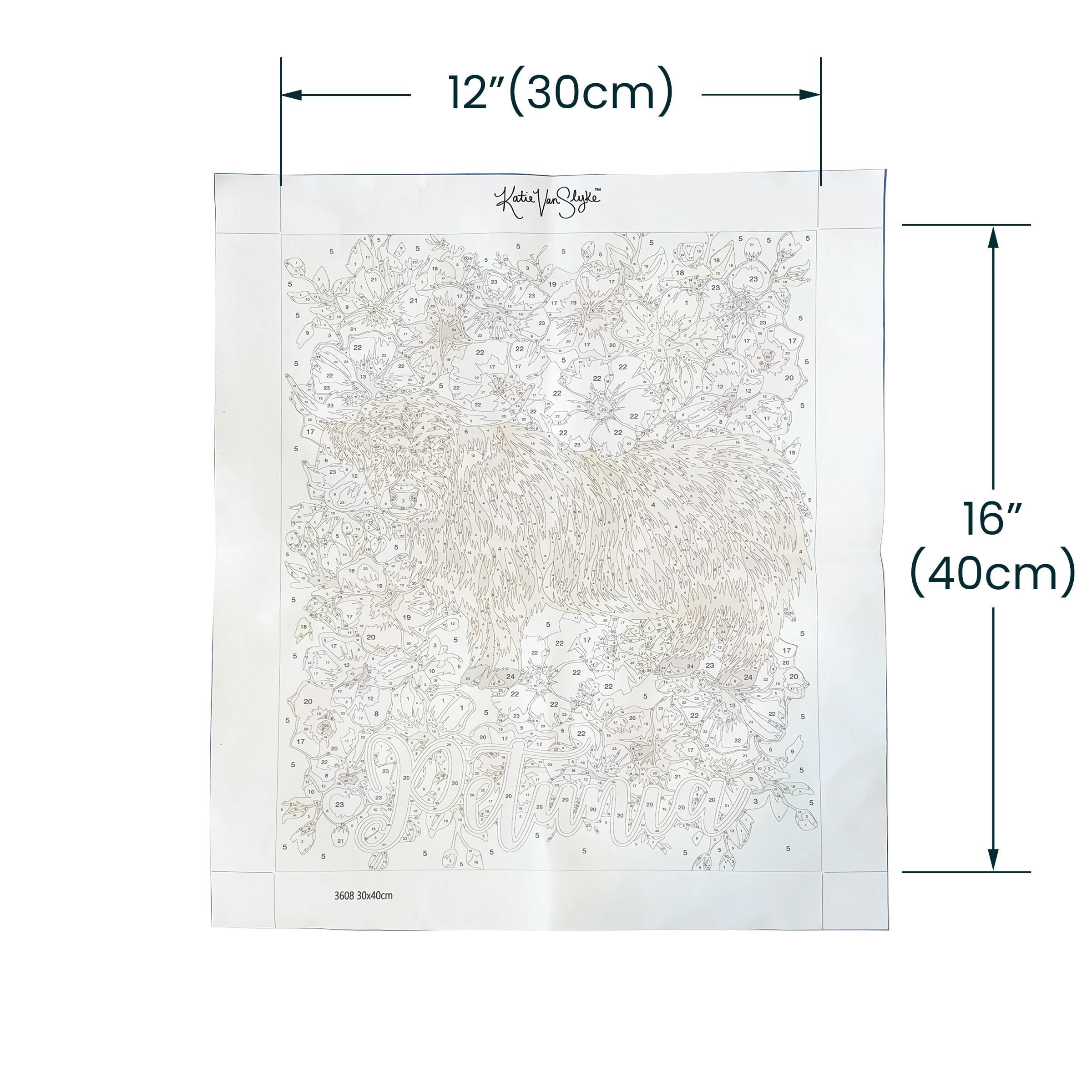 Petunia Paint By Number Kit by Katie Van Slyke® - Image 4