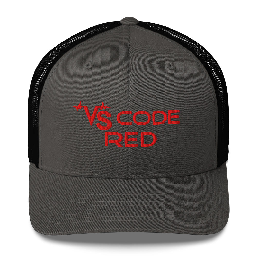 VS Code Red Trucker Cap by Katie Van Slyke™ - Image 3